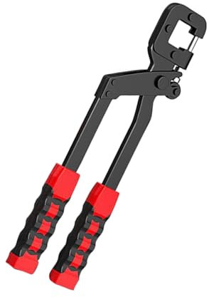 Alicates de crimpadora de pernos de metal con mango ergonómico para facilitar el funcionamiento en la construcción de placas de yeso y paneles de yeso