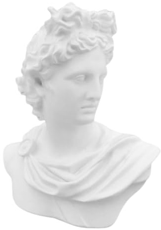 DONFAMDS Mythology Resin Statue Bust, Modern Vintage Home Decor Figurine for Desk and Table Decoration, Retro Resin Craft Sculpture for Art Collection