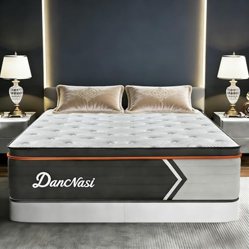 Colchón 140x190 cm Certificado Oeko-Tex - Espuma Viscoelástica con Muelles Ensacados, H3 Firmeza Media y Confort, 10 Zonas Ergonómico, Transpirable y Hipoalergénico, Colchón Matrimonial Altura 25 cm