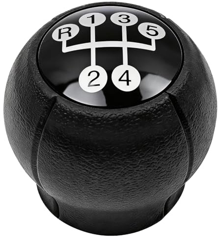 StratoNex Pomo de palanca de cambios para Opel Astra G F, Meriva A, Opel Combo C, Corsa A B C, Vectra B C, Zafira A Auto Palanca de Cambios, Negro