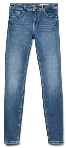 VERO MODA Jean Slim VMLUX Taille Moyenne Slim Fit Jeans Medium Blue Denim M 32 Medium Blue Denim M / L32
