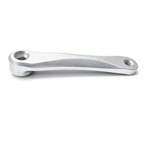 Alephnull Manovella della Bicicletta Bike Crank Arm Set 170 Millimetri (Argento, Diamante)
