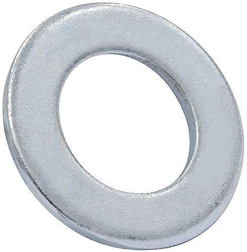 AERZETIX - C67588 - Lot de 25 Rondelles plates M20 - en acier zingué - DIN 125 - constructions en bois assemblage boulonnerie vis écrou serrage étanchéité fixation mécanique