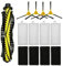 iDMRURvm 4 Seitenbürsten 1 Rollenbürste 4 Filter für Tesvor X500/X500 Pro/M1 T8 S6/ Neatsvor X500/600 Pro