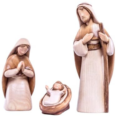Akantus Krippenfiguren aus Holz: Heilige Familie (20)