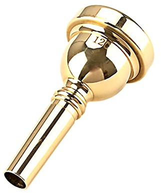 Bocchino per tromba in metallo 12C compatibile con strumenti musicali Bach per principianti e musicisti professionisti Parti di strumenti musicali