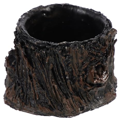 Kichvoe Plato de Agua de Resina para Reptiles, Cuenco para Comida y Bebida, Bebedero Resistente para Terrarios, Accesorio para Dragón Barbudo, Tortugas y Anfibios, Fácil de Limpiar,