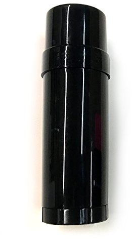 6 ct. Deodorant Twist-up Empty Containers (Black) - for lotion bar, heel balm etc. (2 oz.)