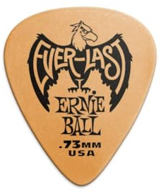Ernie Ball .73 mm Orange Everlast Picks 12-pack