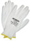 Amtech N2442 Light Duty PU Coated Work Gloves Medium (Size 8), Certified Quality for Craft, Assembly and Packing, White