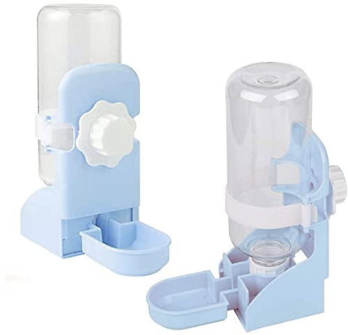 2Pcs 17oz Automatic Water Bottle for Small Animals, Rabbit & Guinea Pig Water Dispenser