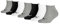 PUMA KIDS INVISIBLE Unisex Socken Sneaker für Mädchen und Jungen 7 Paar, Farbe:002 - White/Grey/Black, Socken & Strümpfe:31-34