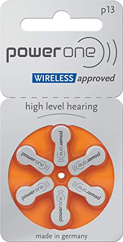 PowerOne P 13 - Hörgerätebatterie PR48-310 mAh 1,45V, 60 Stück