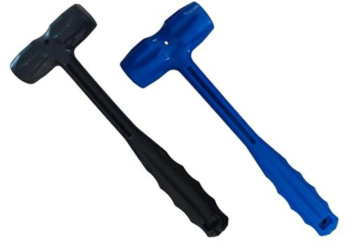 1/2 Rubber Hammer - Jewelry Hammer with Ergonomic Handle | Mallet Hammer, Rubber Mallet with Ergonomic Handle, Jewelry Hammer for Install Shelves Flooring Tent Stakes