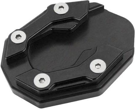 Piedino per cavalletto per moto, estensione per cavalletto, estensore laterale, piastra di supporto per cavalletto per moto, cuscinetto di estensione per cavalletto laterale per Touring