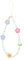 QEXUJOW Handy-Bänder & Handgelenkschlaufen,handschlaufe kamera,handyanhänger,Tulpe Blume Perlen Handy Lanyard Frauen Handy Kette Anhänger