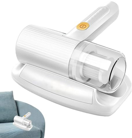 Vacú de la cama UV anti-alérgico-limpiador de tela de mano con luz UV-Holchador de polvo potente de 12 kPa para colchón, sofá, ropa de cama y tapicería, aspiradora anti-alérgica de cama UV-limpiador d