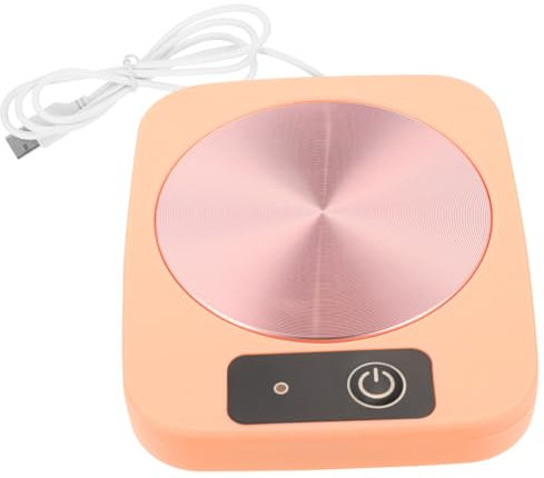PRETYZOOM Heated Coasters for Cup Warmer Desktop Mug Warmer Insulation Cup Feature for Keeping Your Drink Hot at Home Office