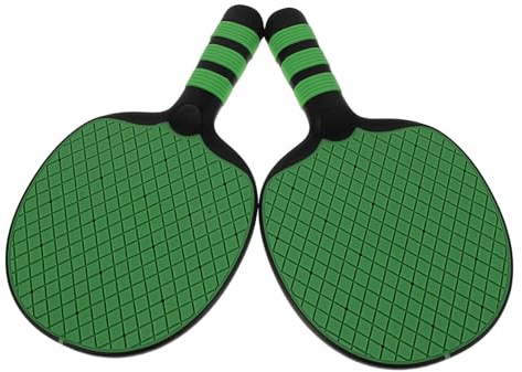 HEMOTON 2 Piezas Pala de Tenis de Mesa para Principiantes Superficie Elástica Mejorada y Agarre Cómodo para Entrenamiento al Aire Libre y Uso Familiar