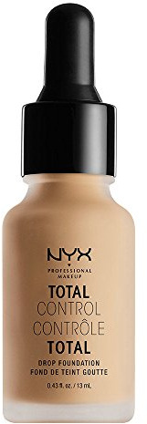 NYX Professional Makeup Total Control Drop Foundation, Precise Dosage, Buildable Coverage, Long Lasting, Vegan Formula, Matte Finish, Shade: Medium Olive