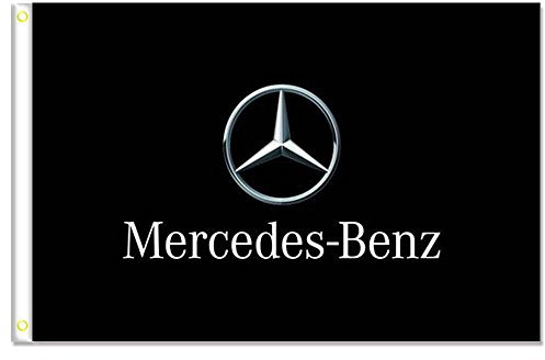 MCPACE Mercedes Benz Les Drapeaux Flags 3x5ft-90x150cm 100% Polyester,Utilisé à l'intérieur et à l'extérieur