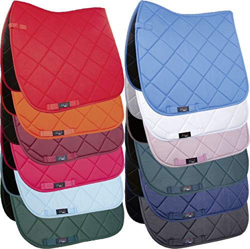 HKM Tapis de Selle Polyvalent pour Poney, Anthracite.