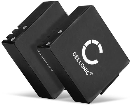CELLONIC, Battery for Camera, compatible with DB Power N5 4K Action Camera (3.7V, 900mAh) 2 Pieces