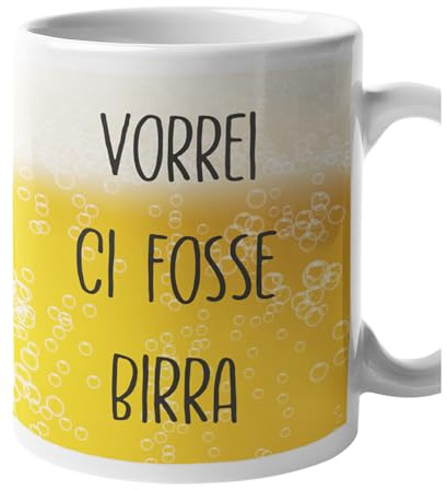 Tazza divertente Vorrei ci fosse beer ironica simpatica Mug 11oz