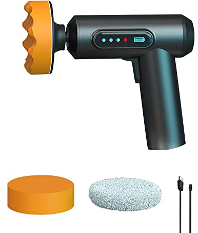 Lucidatrice portatile portatile senza fili per auto elettrica 20000 giri/min multifunzione riparazione graffi lucidatrice con 3 cuscinetti per manutenzione
