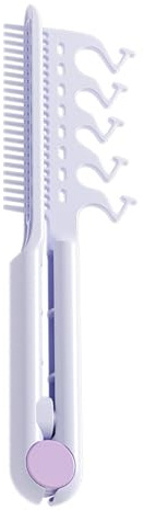 Peigne à cheveux manuel avec dents en forme de V pour soulever les racines, brosse de coiffage portable, outil de coiffage ABS, outil de coiffure, peigne de levage de racines