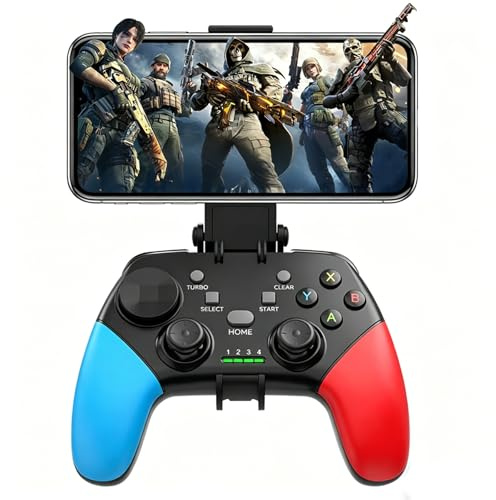Koiiko Wireless Game Controller per iPhone, Android, PC, Bluetooth Mobile Gaming Controller per iPhone 16, iPhone 17, Samsung Galaxy S25, Huawei, Motorola, OnePlus, Google Call of Duty