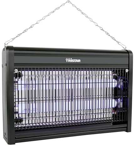 Tristar Insektsdödare – upp till 2 500 V – 12 W – myggfälla – effektiv mot myggor, flugor och fjärilar – Räckvidd: 80 m²
