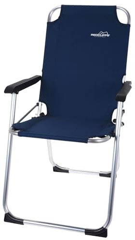 Redcliffs Alu-Klappstuhl, 51 x 90 x 54 cm, bis max. 110 kg, dunkelblau