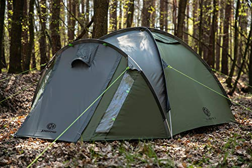 peme Climate dôme Forest, Tente de Camping 3 Personnes, imperméable à l'eau 3000mm, Tente familiale légère, pour Le Trekking, Le Camping, la randonnée et Les Festivals en Plein air, avec Vestibule