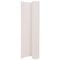 vidaXL Gartenzaun Doppelseitig Sichtschutzmatte Sichtschutzzaun Sichtschutz Windschutz Balkon Garten Zaun Terrasse PVC 110x500cm Weiß