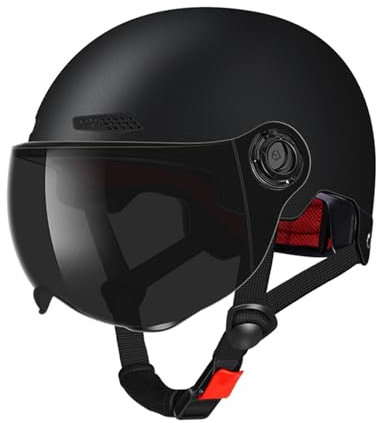 Helmet for Men and Women, Lightweight Cycle Helmet with Goggle Sun Visor, Road Mountain Scooter Skateboard Helmets for Adult, Adjustable Size 54-62cm