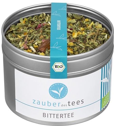 Zauber der Gewürze Bittertee Bio – hochwertiger, belebender Bitterkräuter Tee mit natürlichen Bitterstoffen aus ausgewählten Kräutern, 35 g