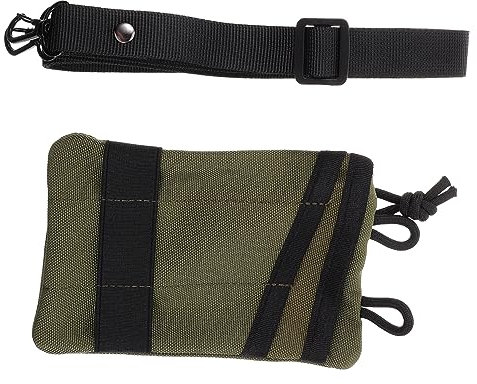 NUOBESTY marsupio all'aperto attrezzo custodia per attrezzi per la conservazione Vita borsa degli attrezzi da tasca borse e organizer per riporre gli attrezzi Panno Oxford Verde