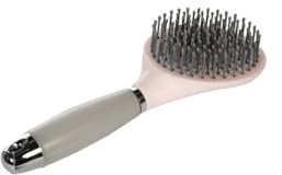 HKM Gel Brosse crinière et queue Rose Claire/Gris Clair One Size