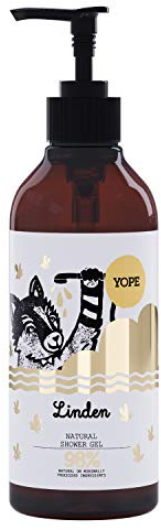 YOPE natürliche Duschgel | 400ml | Lindenblütenextrakt | Regenerieren | Feuchtigkeitsspendend | 97% aus natürlichen Zutaten