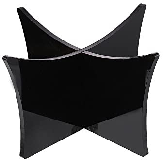 Ballhalter,Fußball-Display-Ständer Acryl Basketball Ständer Rugby-Ball Ballständer Klarer Fußball-Halter-Sport-Ball-Vitrine für Heimschule 12 * 12 * 6,4CM