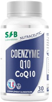 Coenzima Q10 - CoQ10-200 mg per capsule vegetali - Altamente dosato - Antiossidante potente naturale - Energia Cellulare - Anti Age - Massimo assorbimento - SFB Laboratoires - Made in France