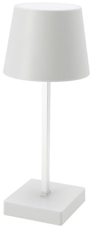 Spetebo LED Tischleuchte warm weiß - weiß/Batterie betrieben - Touch Leuchte Nachttischlampe Schreibtischlampe Deko Lampe