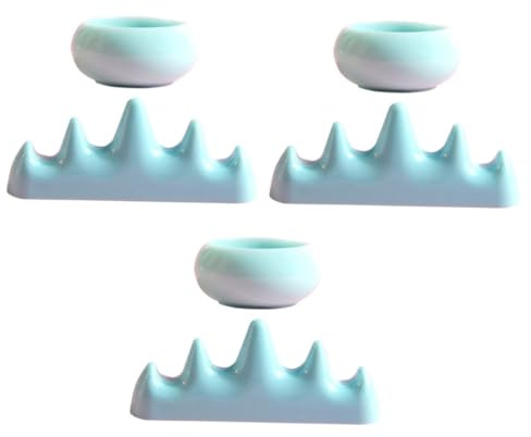 ARTSEWPLY Gobelets de Nettoyage et Supports pour Pinceaux Nail Art Pratiques et Durables pour Usage Professionnel et Personnel