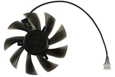 ZPZOZDR Pièces d'ordinateur Portable Ventilateur de Refroidissement pour Carte Graphique ASUS GTX 670/760/970 Mini, pour HP OEM GTX1660 Super FD9015U12S
