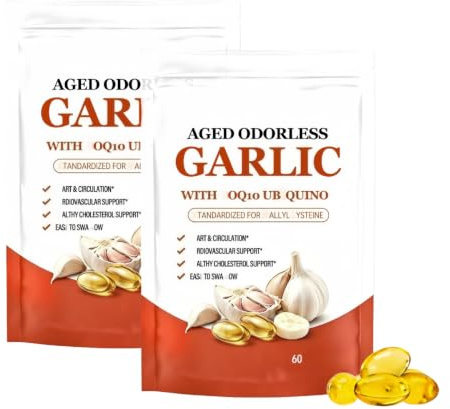 Luktlöst lagrad vitlöksextrakt, [Ny] (60 Count)