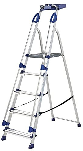 Werner 705 Series Aluminium Workstation Stepladder (5 Step)