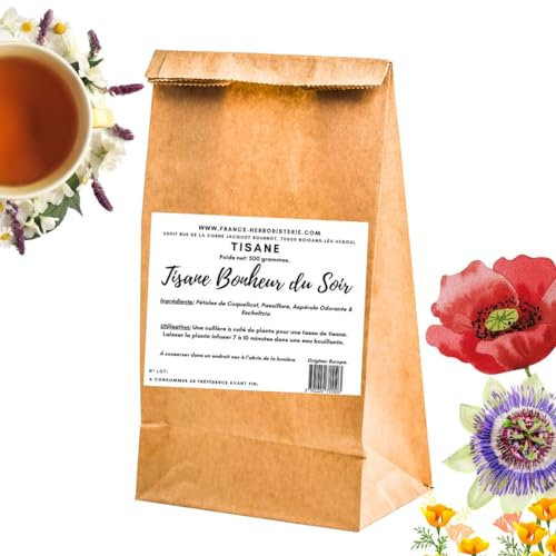 Tisane bonheur du soir paquet de 500g.