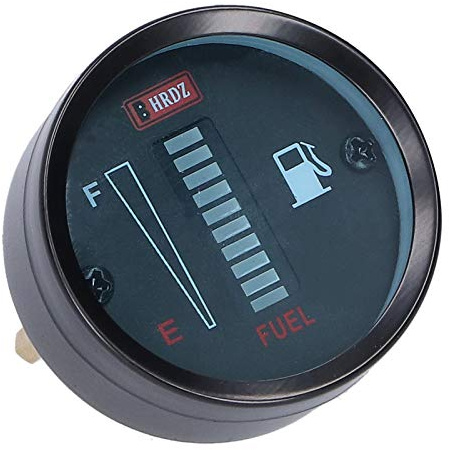 Indicatore del carburante a LED - Indicatore del livello del carburante 52mm Dia 12V Resist