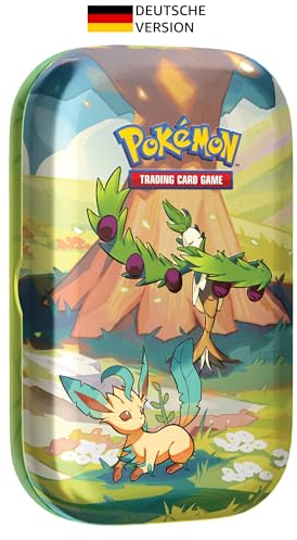 Pokémon-Sammelkartenspiel: Mini-Tin-Box Farbenfrohes Paldea: Olithena & Folipurba (2 Boosterpacks, 1 Stickerbogen)